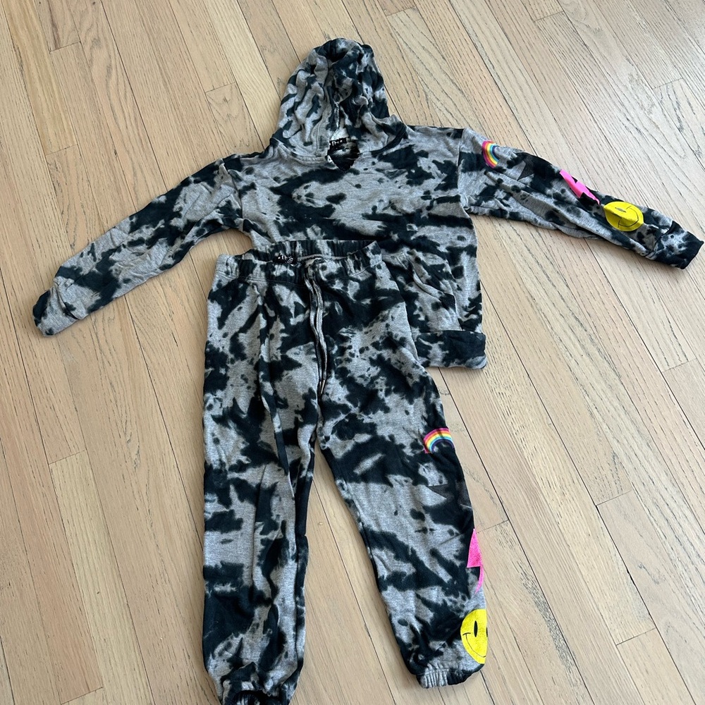 FBZZ Kids Tie-Dye Hoodie and Jogger Set